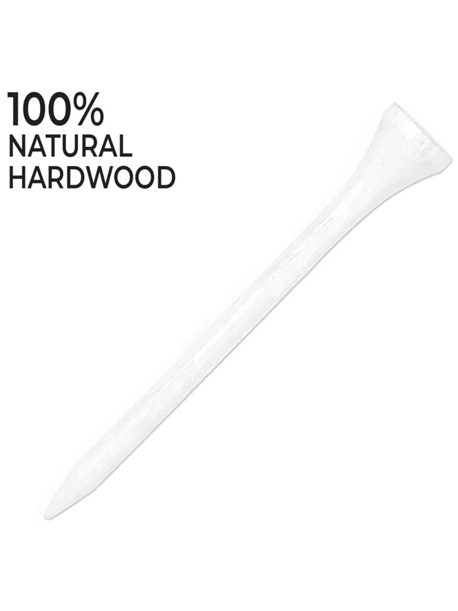 Pride 2.75" Golf Tees 500 Pack - White