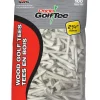 Pride 2.75" Golf Tees 100 Pack - White