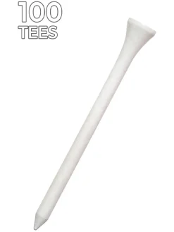 Pride 2.75" Golf Tees 100 Pack - White
