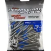 Pride PTS Titanium Tees 65 Pack 3.25 Inch Silver/Blue