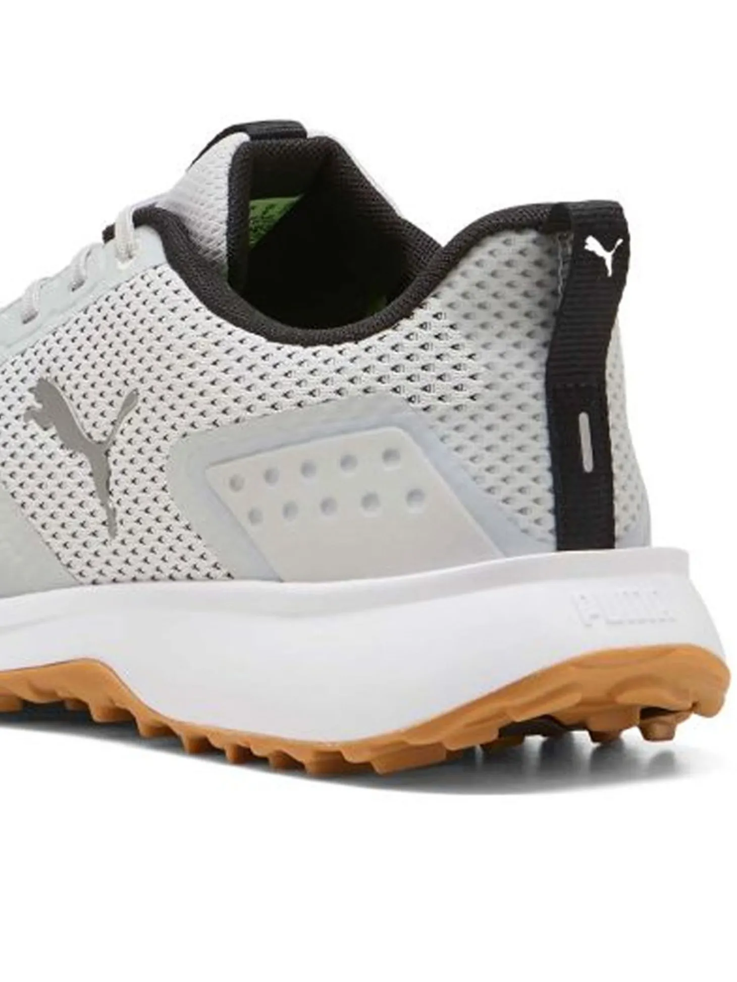 Puma FUSION Grip 6 Golf Shoes - Feather Grey/Puma Black/Gum