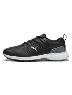 Puma FUSION Plus Spikeless Golf Shoes - Puma Black/Puma White