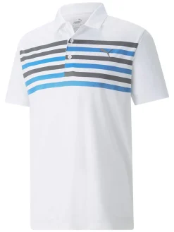 Puma Grint Polo - Bright White/Marina