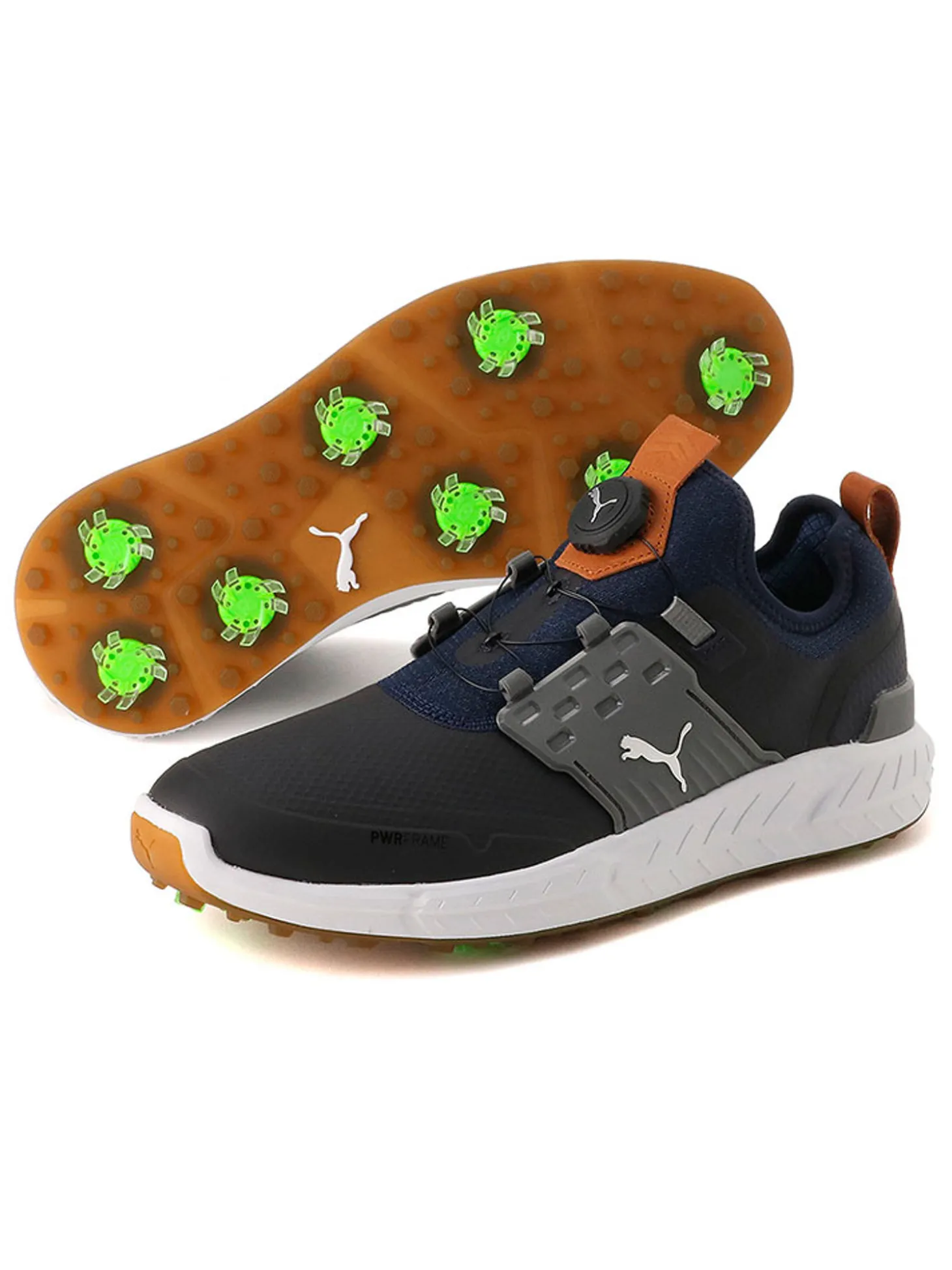 Puma IGNITE ARTICULATE DISC Golf Shoes - Peacoat/Puma Silver/Quiet Shade