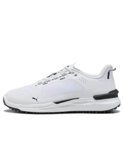 Puma IGNITE Elevate X Spikeless Golf Shoes - Puma White/Puma Black/Puma White