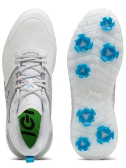 Puma IGNITE Innovate Wide Golf Shoes - Puma White/Cool Light Grey
