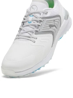 Puma IGNITE Innovate Wide Golf Shoes - Puma White/Cool Light Grey