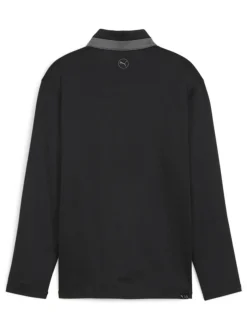 Puma JR Boy's Lightweight 1/4-Zip - Puma Black/Slate Sky