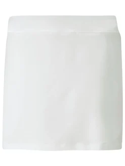 Puma JR Girls Knit Golf Skort - Bright White