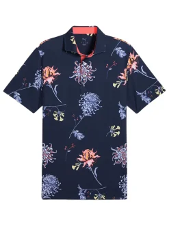 Puma MATTR Dahlia Polo - Deep Navy/Blue Horizon