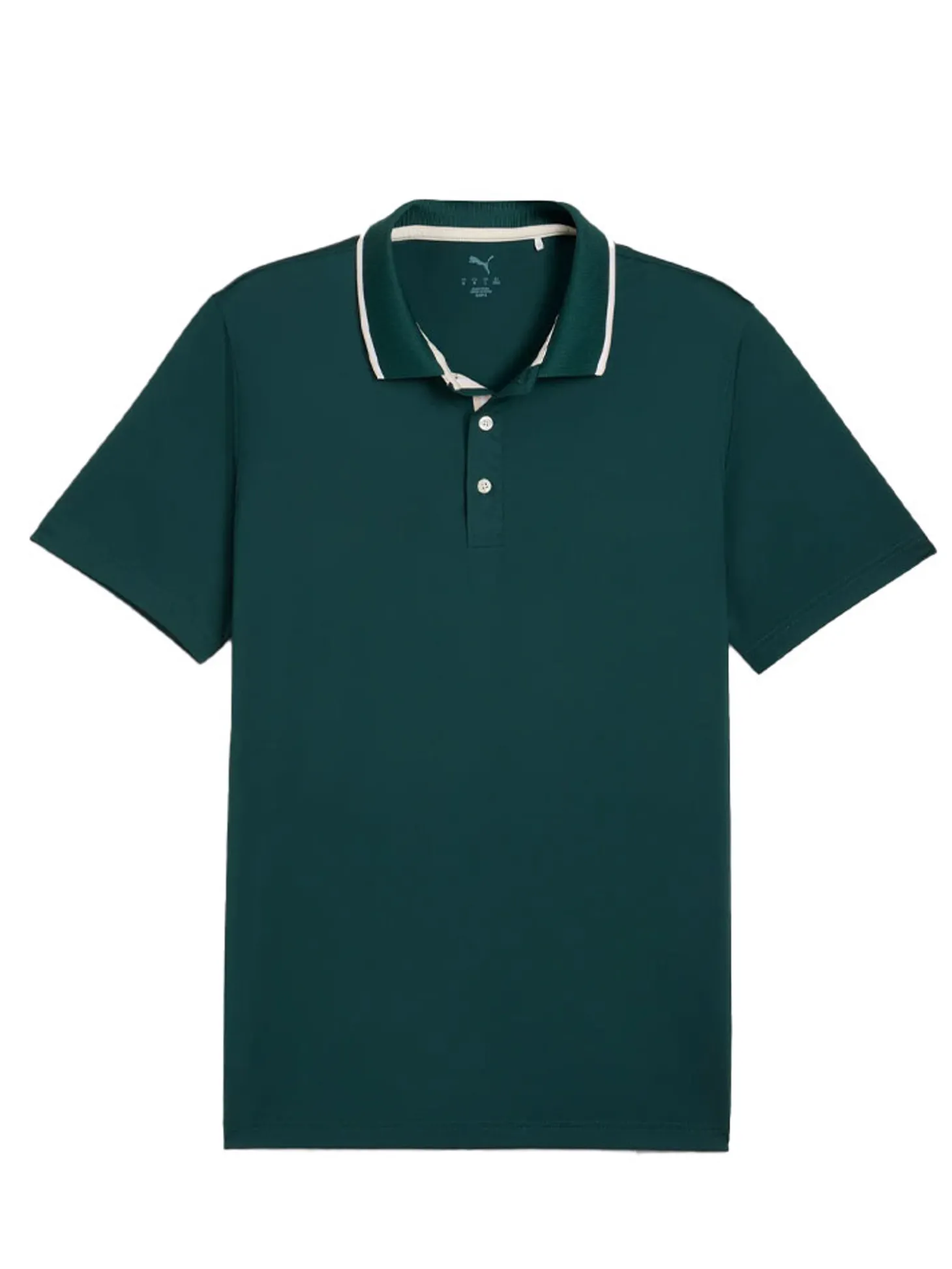 Puma MATTR Elevated Solid Polo - Green Terrain/Haute Tropic