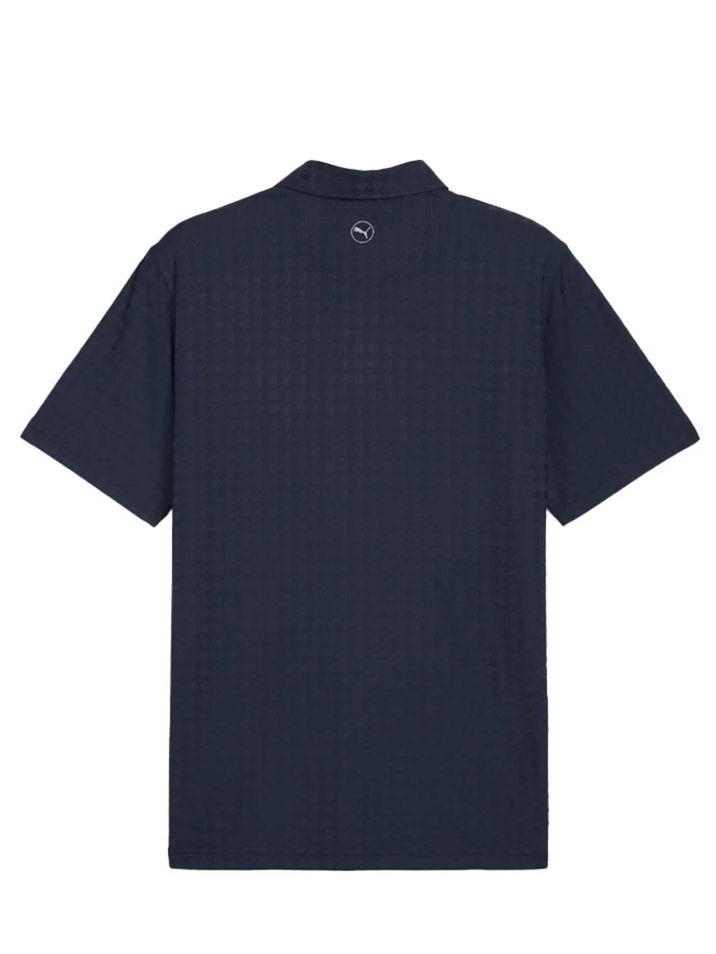 Puma MATTR Houndstooth Golf Polo - Deep Navy