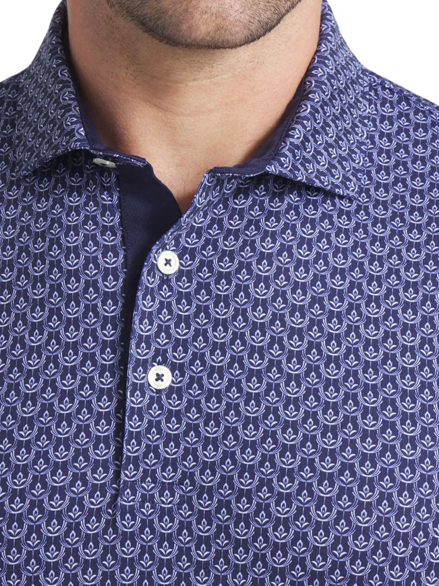 Puma MATTR Lotus Golf Polo - Deep Navy