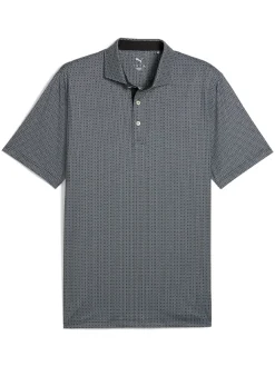 Puma MATTR Tile Polo - PUMA Black/White Glow