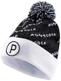 Puma P Removable Pom Beanie