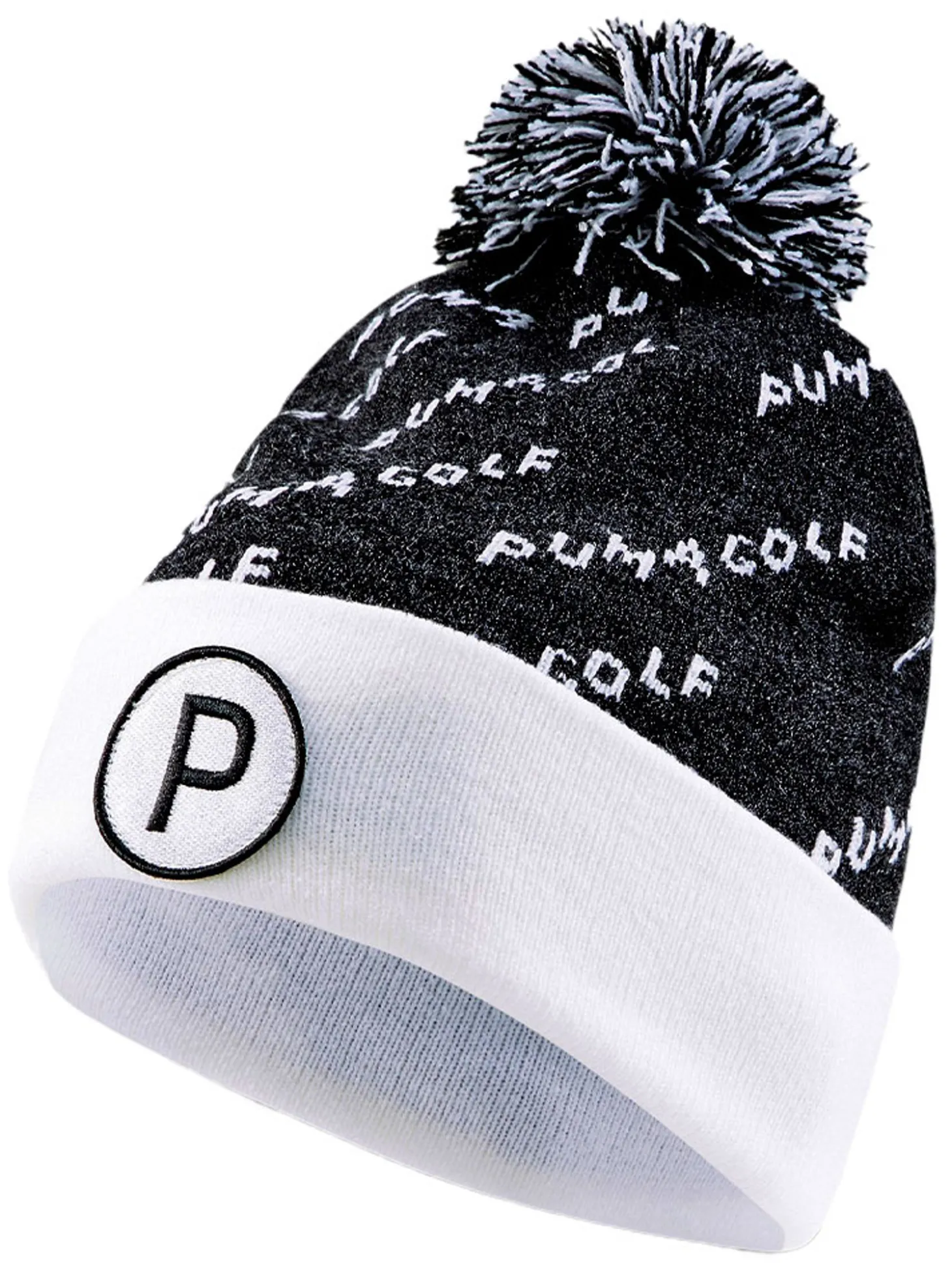 Puma P Removable Pom Beanie