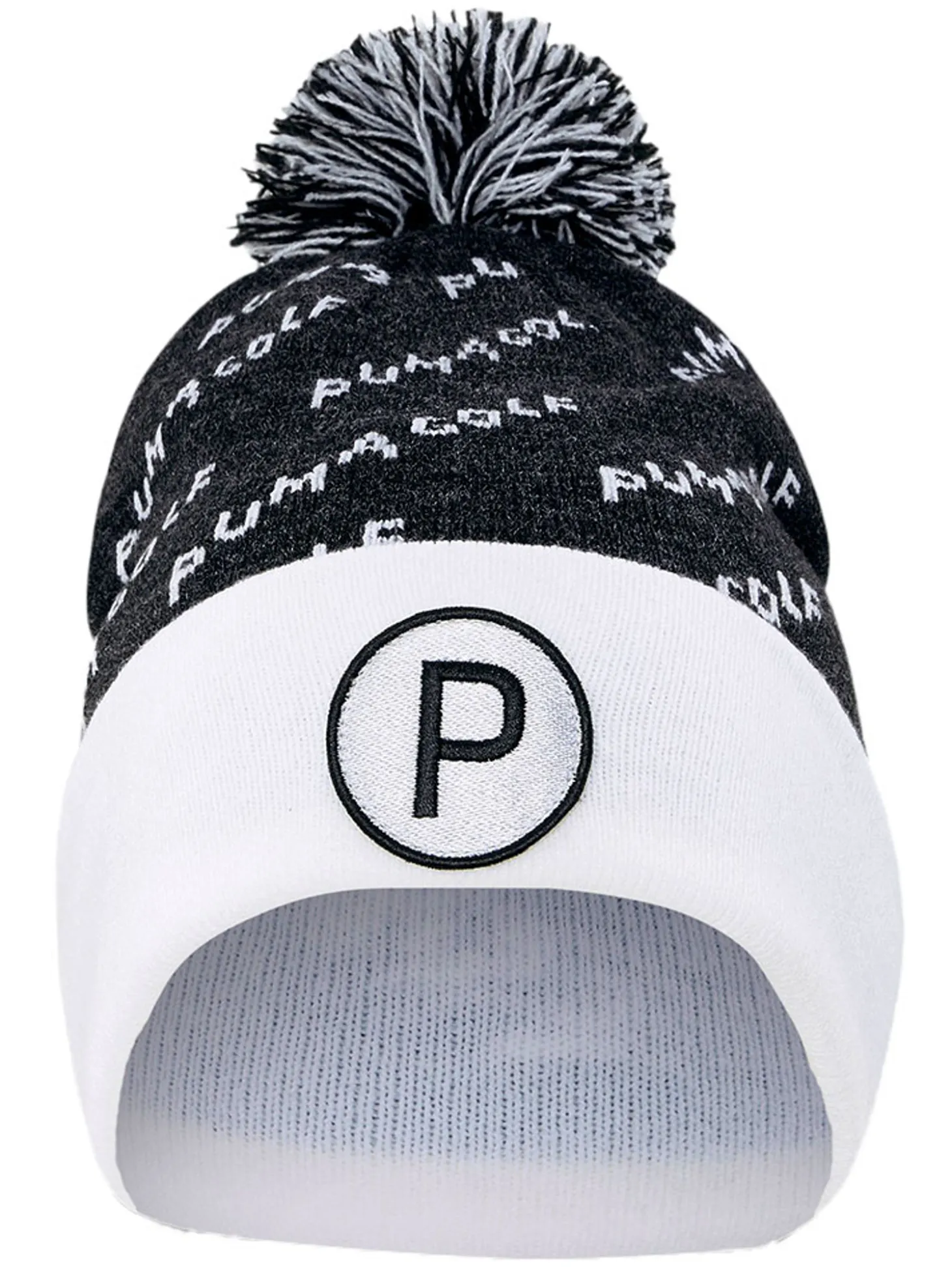 Puma P Removable Pom Beanie