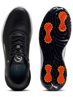 Puma Phantomcat NITRO+ Golf Shoes - Puma Black/Puma Silver/Yellow Sizzle