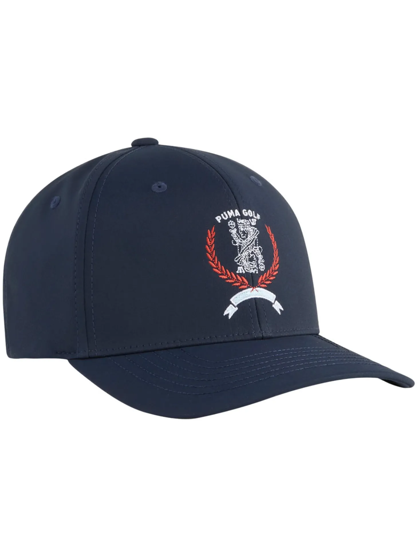 Puma Queen City Cap - Deep Navy/Red Fire