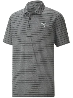 Puma Rotation Stripe Polo - Puma Black