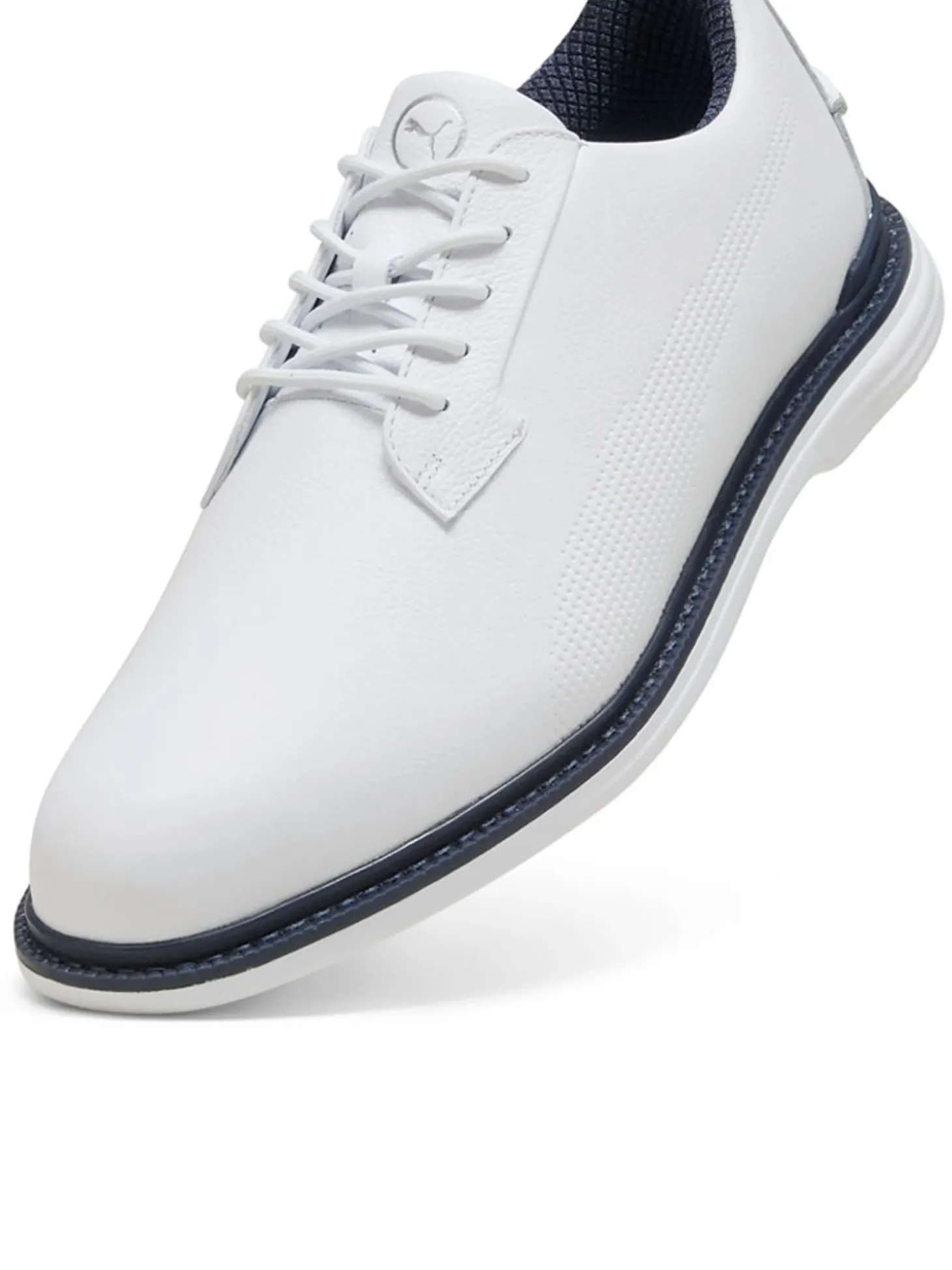 Puma Royale Golf Shoes - Puma White/Deep Navy/Team Light Blue