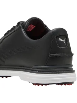 Puma Royale Golf Shoes - Puma Black/Flat Dark Grey/Red Blast