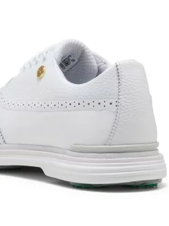 Puma Royale Wingtip Golf Shoes - Puma White/Vapor Grey/Grassy Green