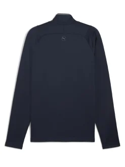 Puma Waffle Fleece 1/4-Zip - Deep Navy