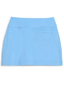 Puma Womens Blake Piped Knit 15.5" Golf Skort - Team Light Blue