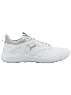 Puma Women's IGNITE Malibu Golf Shoes - Puma White/Puma Silver/Lucite