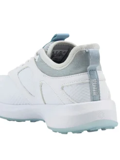 Puma Women's IGNITE Malibu Golf Shoes - Puma White/Puma Silver/Lucite