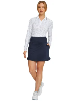 Puma Women's PWRMESH Golf Skort - Navy Blazer