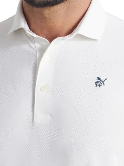 Puma x Reigning Champ MATTR Jacquard Golf Polo - Warm White