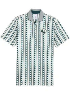 Puma x Reigning Champ MATTR Golf Polo - Warm White/Green Terrain