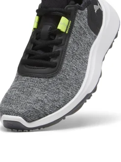 Puma Youth FUSION Crush Sport Spikeless Golf Shoes - Puma Black/Electric Lime