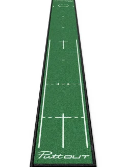 Puttout Slim Putting Mat - Green