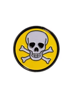 Redback Sport Ball Marker - Yellow Skull