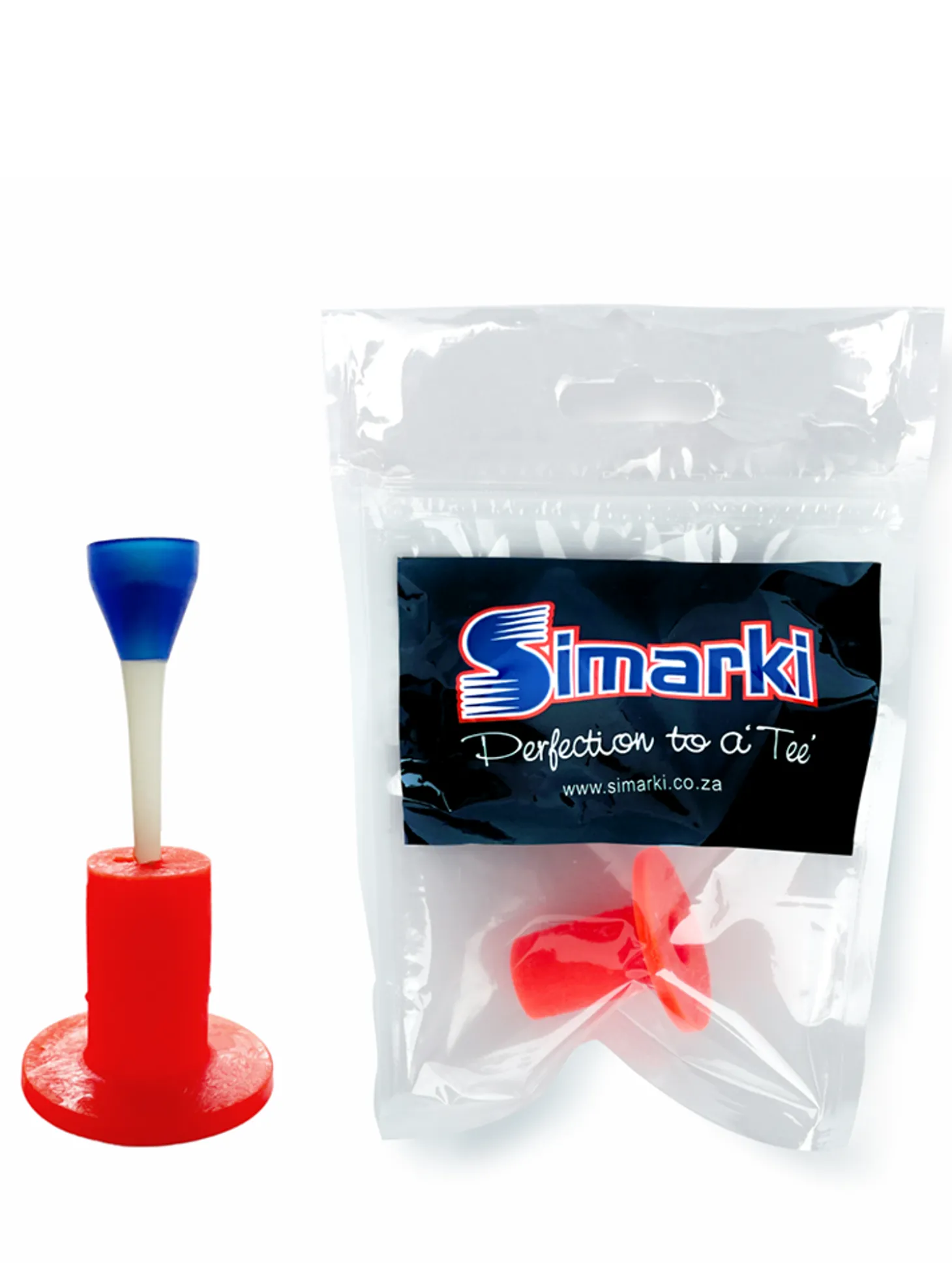 Simarki Practice Mat Tee Holder with Tee - Orange