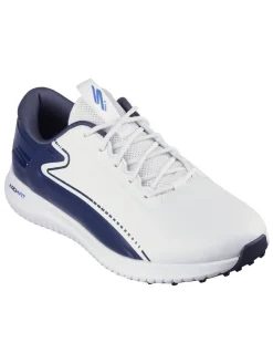 Skechers GO GOLF Max 3 (Extra Wide) Golf Shoes - White/Navy Blue