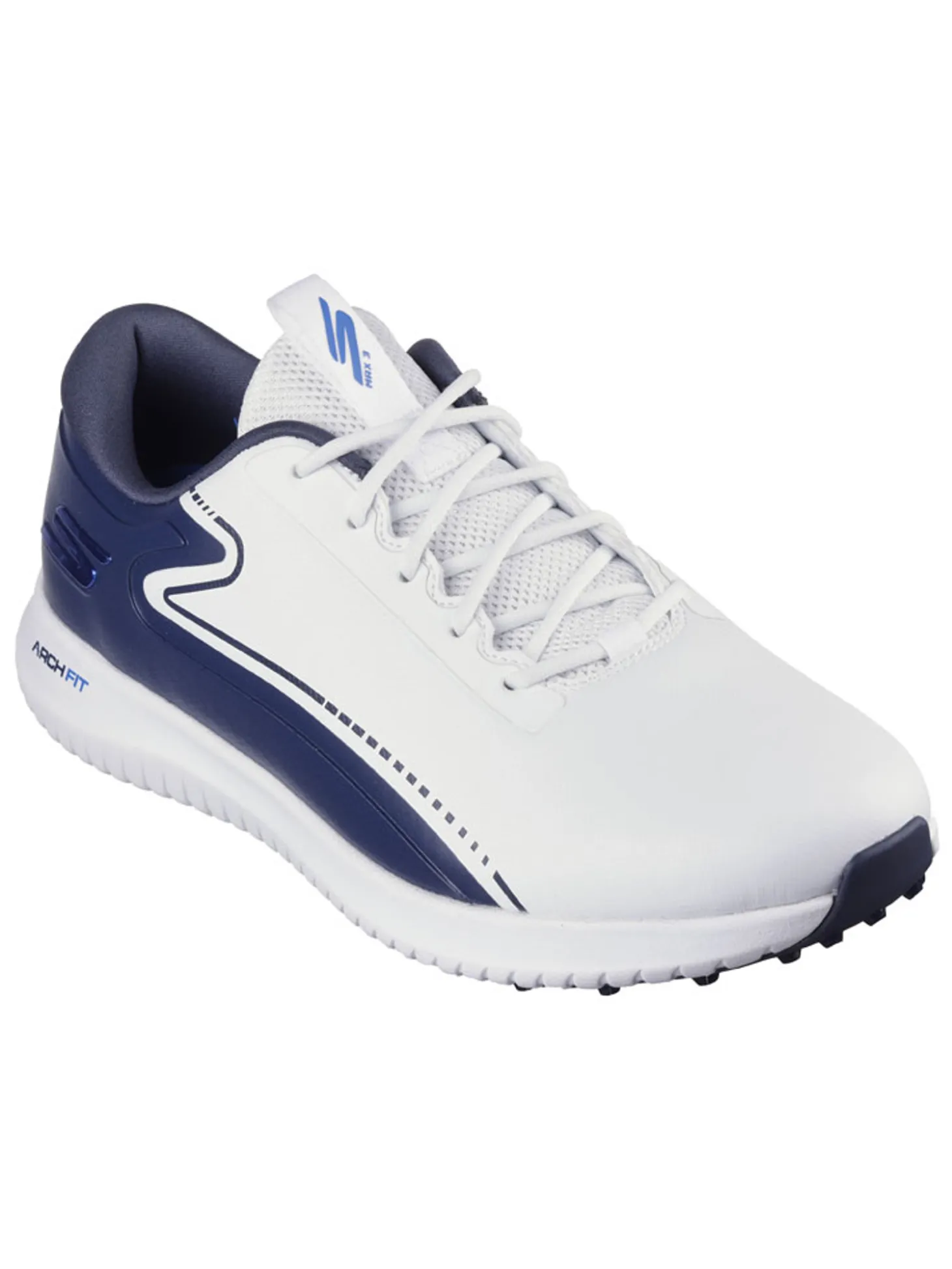 Skechers GO GOLF Max 3 (Extra Wide) Golf Shoes - White/Navy Blue