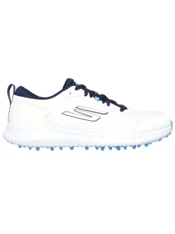 Skechers GO GOLF Max Fairway 4 (Extra Wide) Golf Shoes - White/Navy Blue
