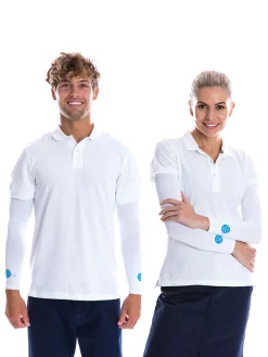 SParms Sun Protection Arm Sleeves - White