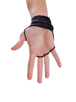SParms Sun Protection Palmless Gloves - Black