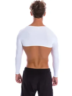 SParms Sun Protection Shoulder Wrap (Shawl) - White