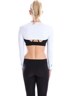 SParms Sun Protection Shoulder Wrap (Shawl) - White