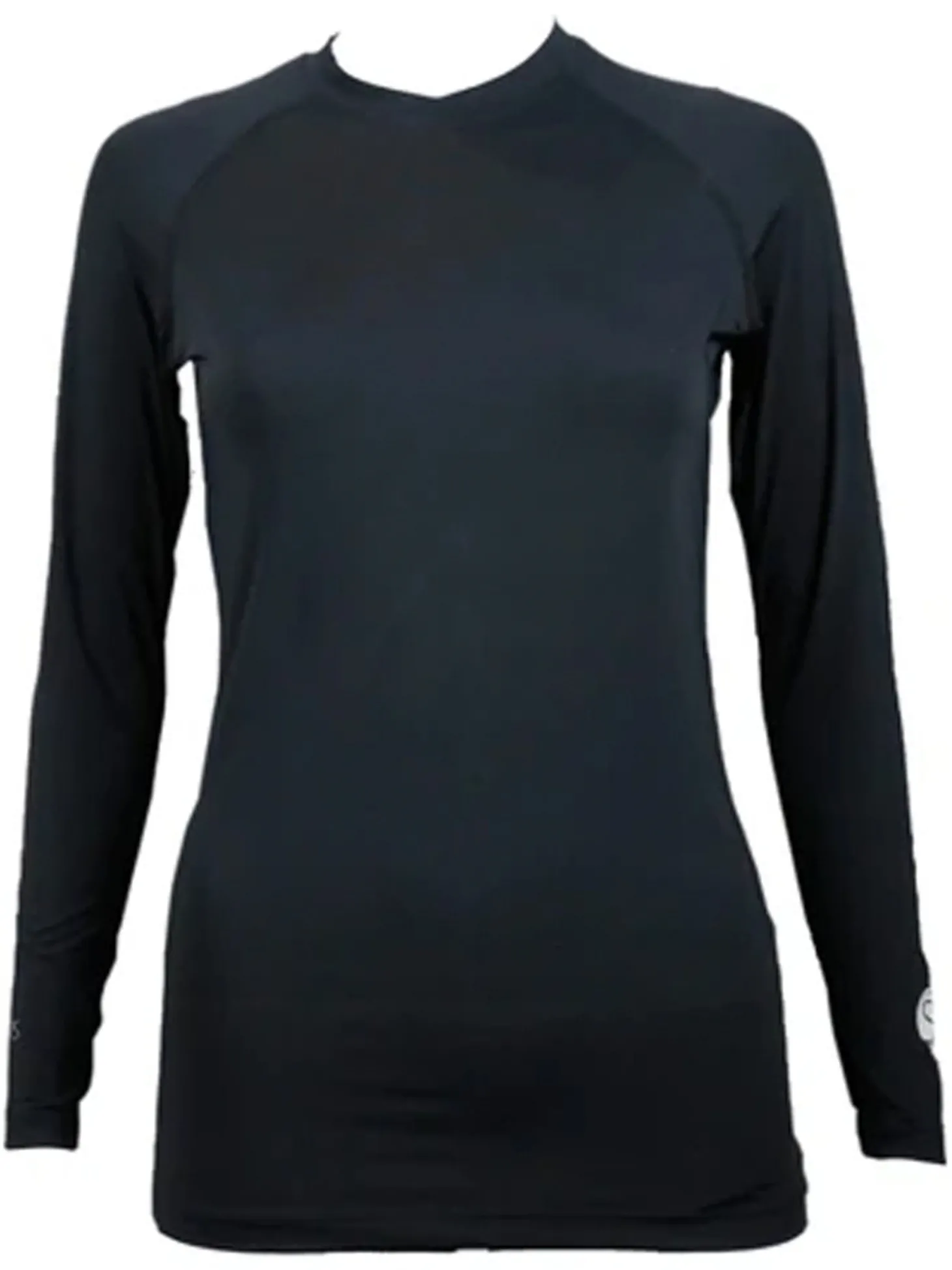 SParms Women's Body Round Neck Sun Protection - Black