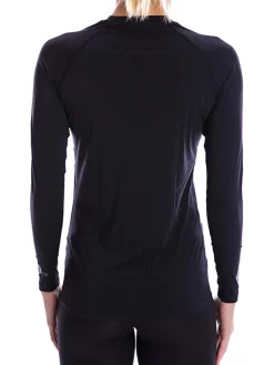 SParms Women's Body Round Neck Sun Protection - Black