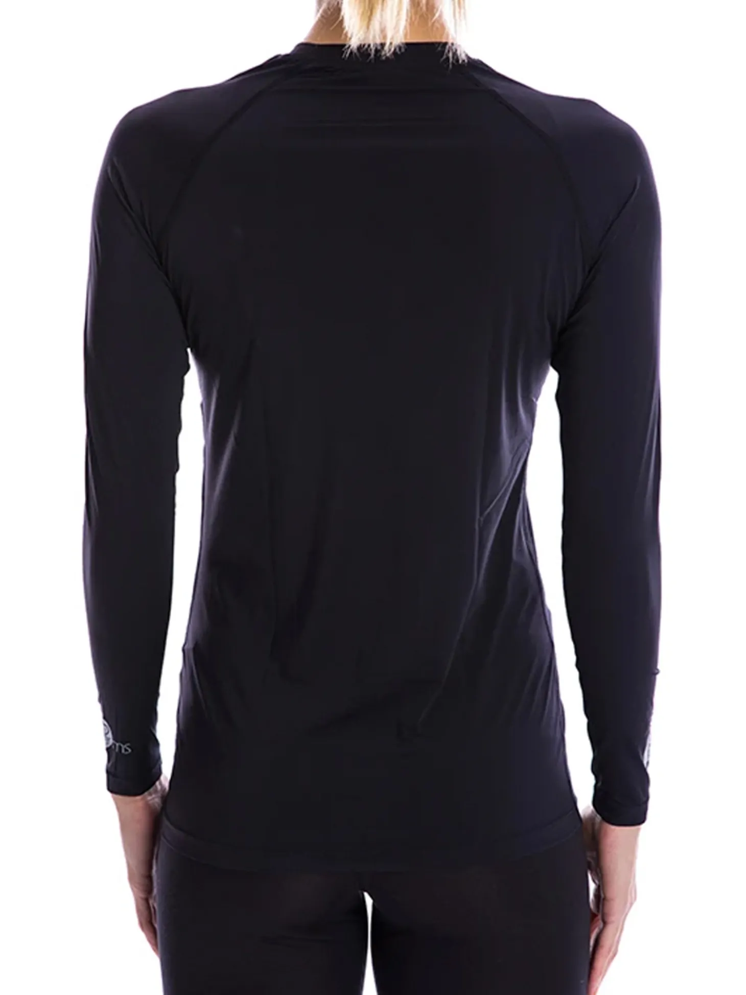 SParms Women's Body Round Neck Sun Protection - Black