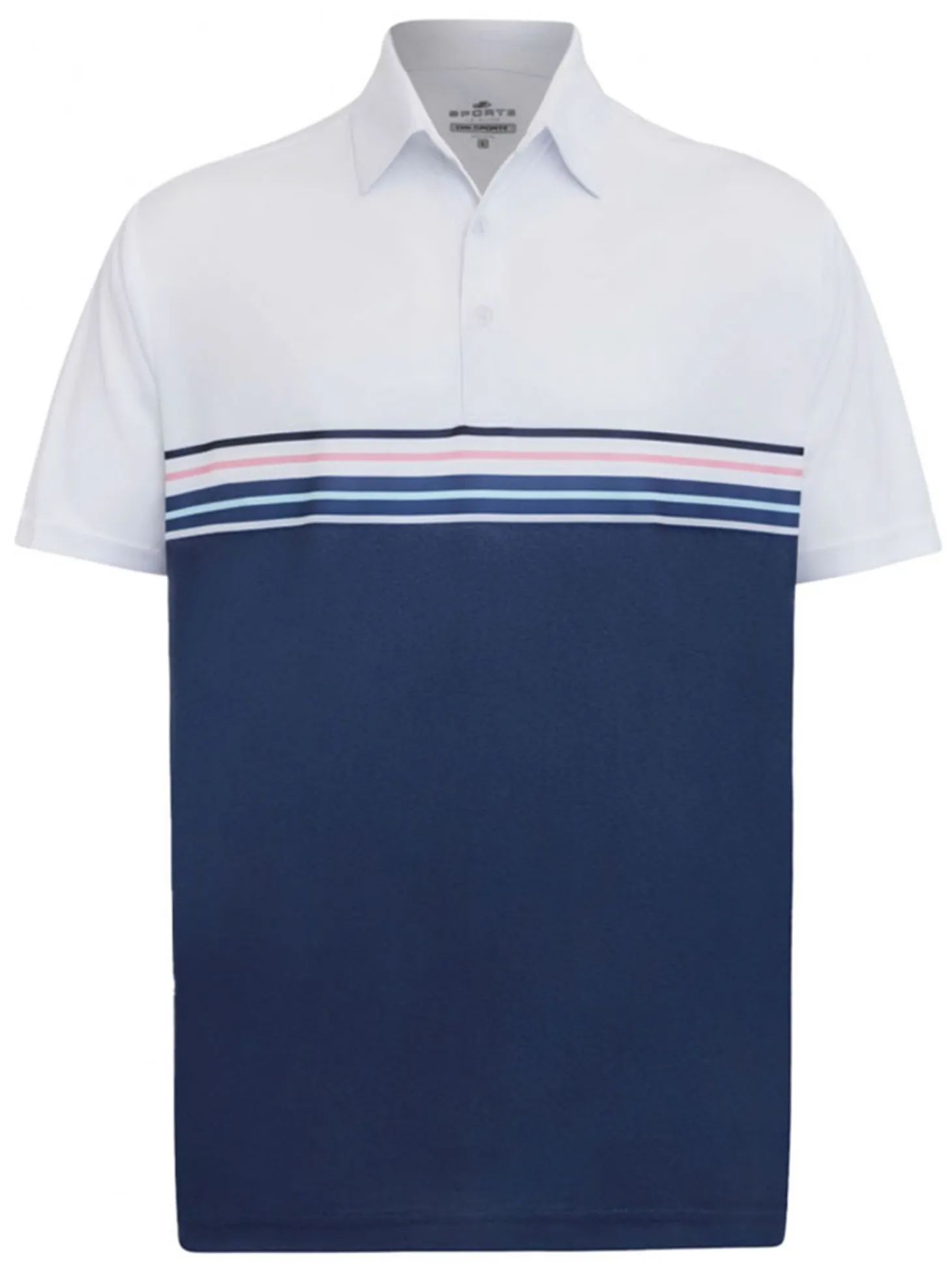 Sporte Leisure Dri-Sporte Palermo Mens Polo - Navy Marle