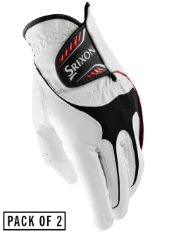 Srixon All Weather Golf Gloves - Womens 2 Pack White